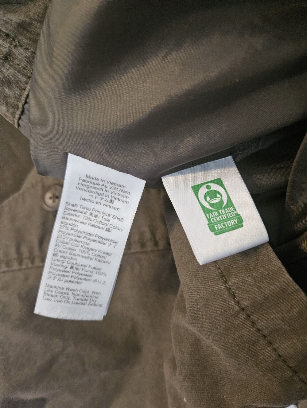 J. Crew Jacket Barn Jacket with Corduroy Collar - Picture 5 of 6